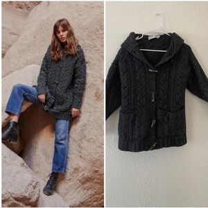 Christy Dawn Arlo driftwood grey Sweater cardigan size medium